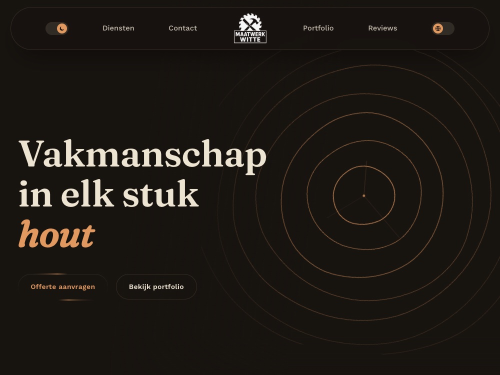 Maatwerk Witte website